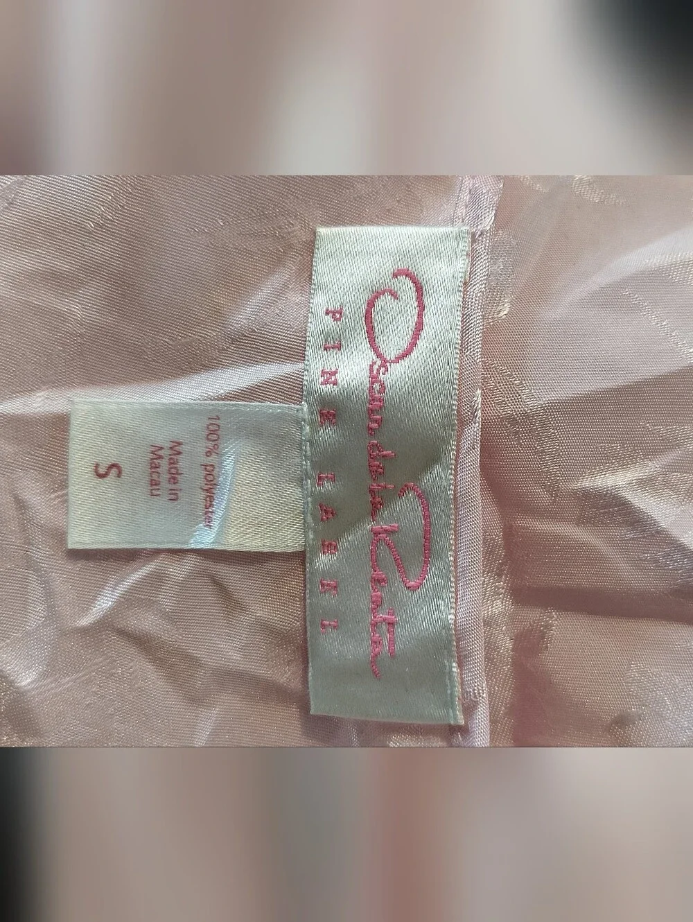 Oscar de la Renta pale pink